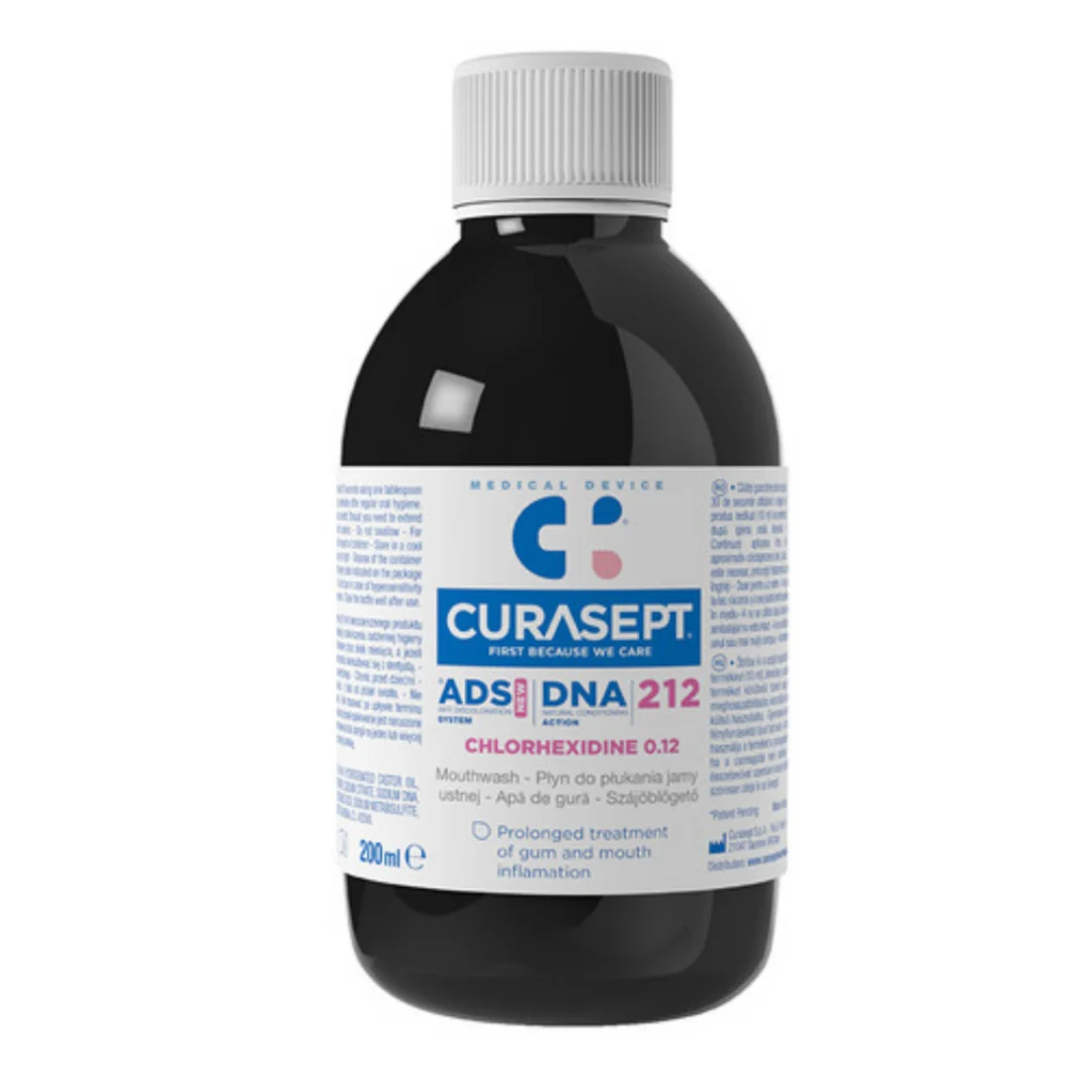 Apa de gura ADS DNA cu 0.12% clorhexidina, 200 ml, Curasept