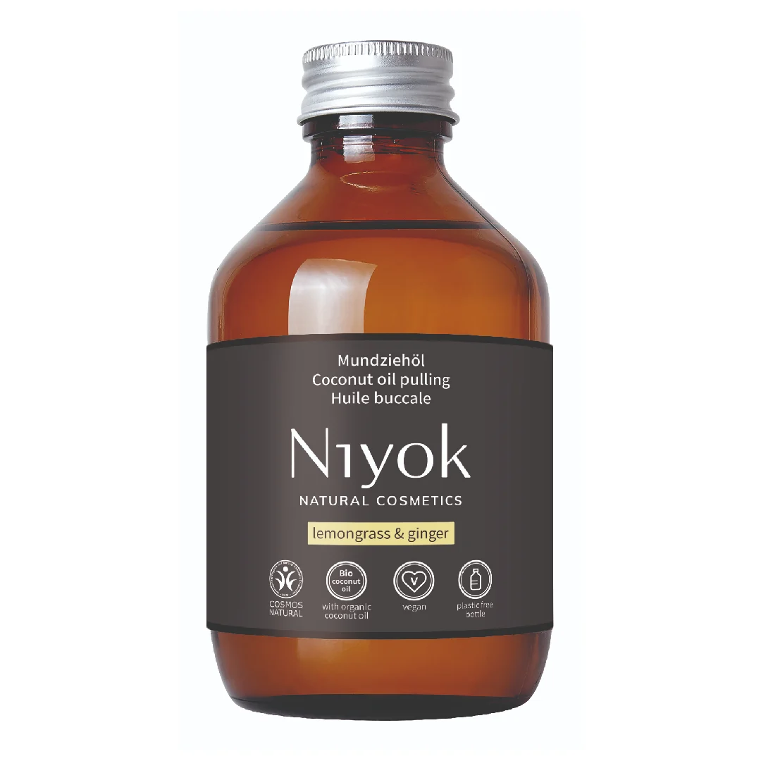 Ulei de clatire orala, Lemongrass & Ginger, 200 ml, Niyok
