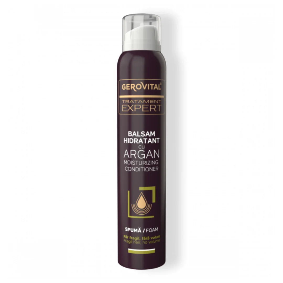 Balsam-spuma hidratant cu argan, 200ml, Gerovital