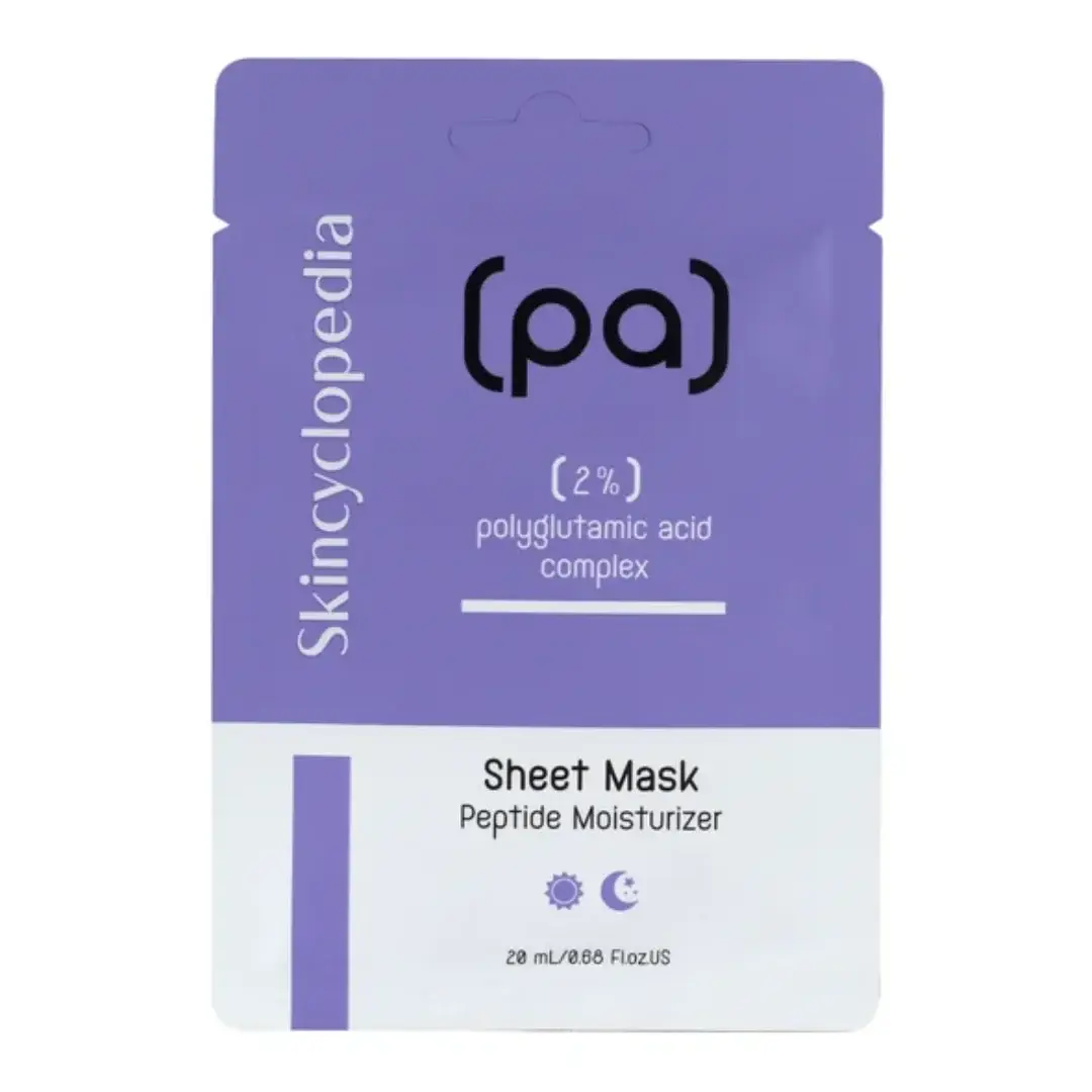 Masca de fata tip servetel cu acid poliglutaminic, 20ml, Skincyclopedia