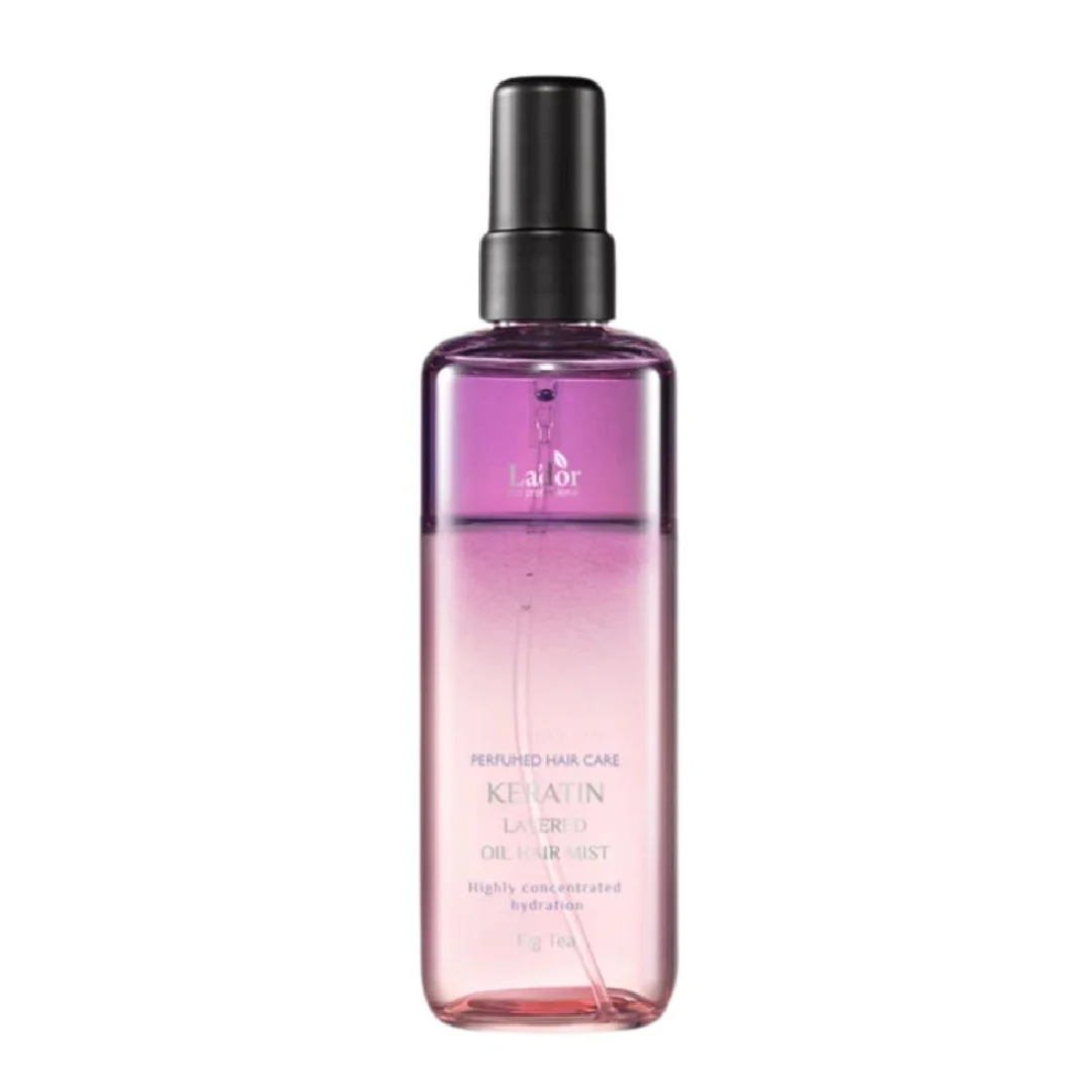Ulei hidratant parfumat Keratin Layered Oil Mist Fig Tea, 130 ml, La'dor