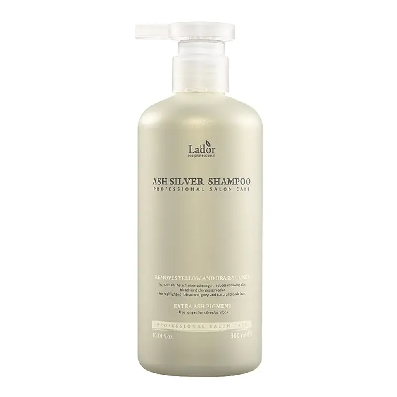 Samponul hidratant pentru nuantarea parului blond Lador Ash Silver, 300 ml, La'dor