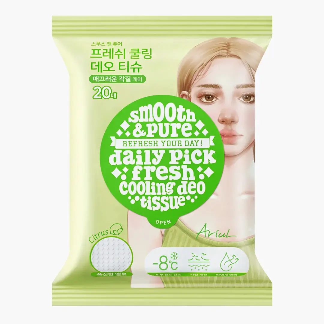 Servetele deodorante Citrus Smooth & Pure Fresh Cooling, 20 bucati, Ariul
