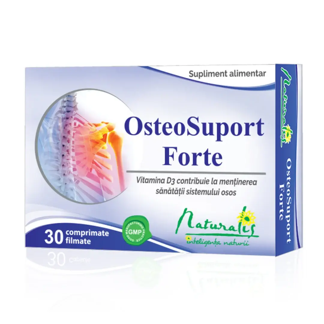 OsteoSuport Forte, 30 comprimate, Naturalis