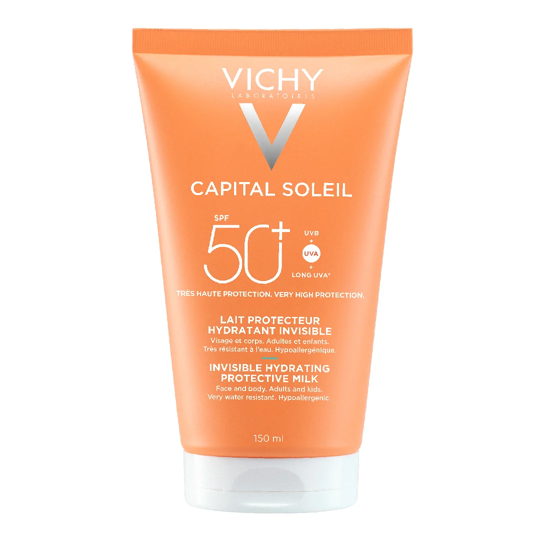 Lotiune protectoare hidratanta SPF50+ Capital Soleil, 150 ml, Vichy