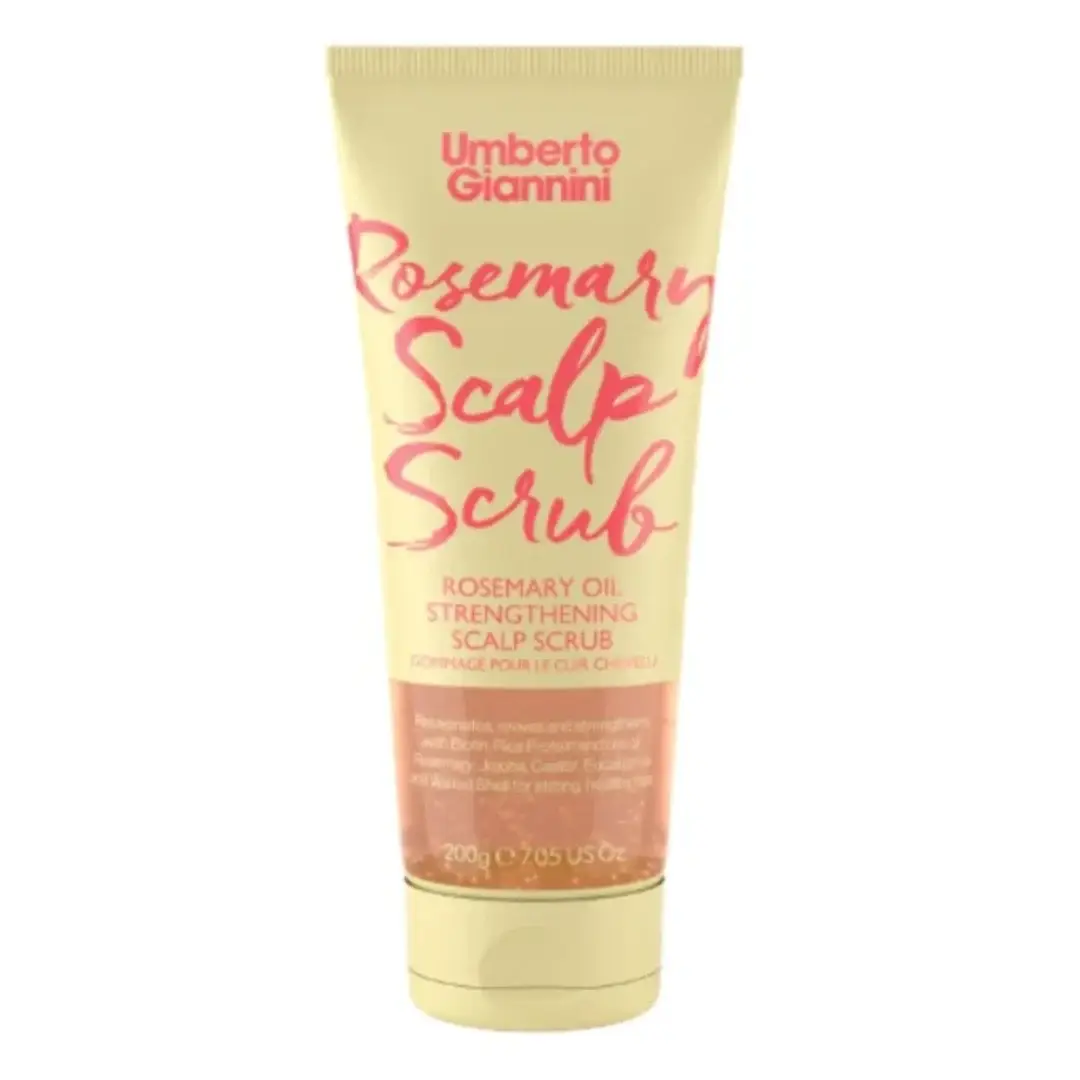 Scrub exfoliant pentru scalp Strong Curls Rosemary, 200ml, Umberto Giannini