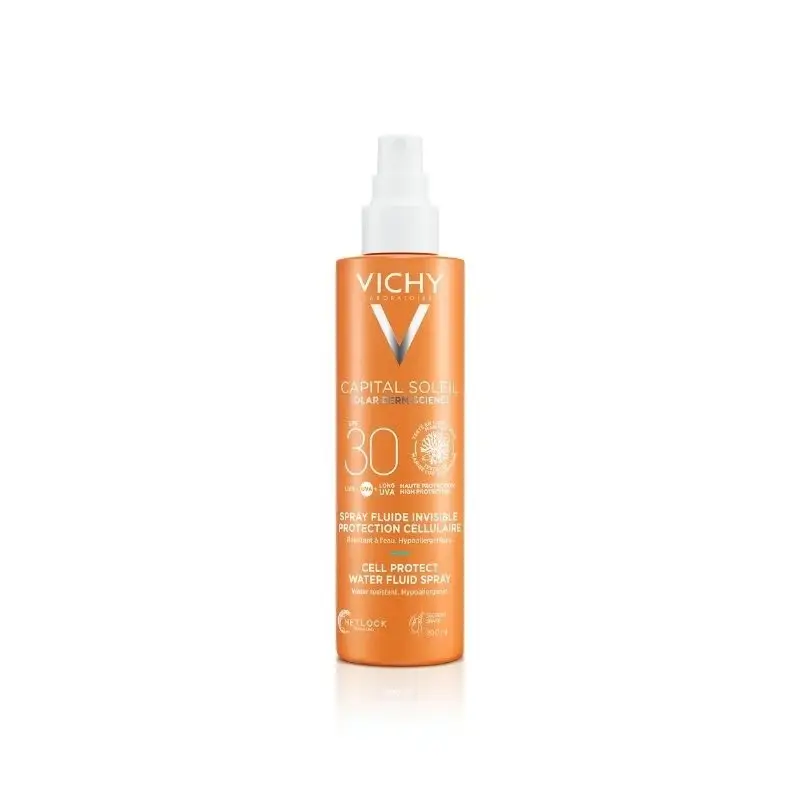 VICHY CAPITAL SOLEIL Cell Protect Spray fluid invizibil SPF30+, 200ml