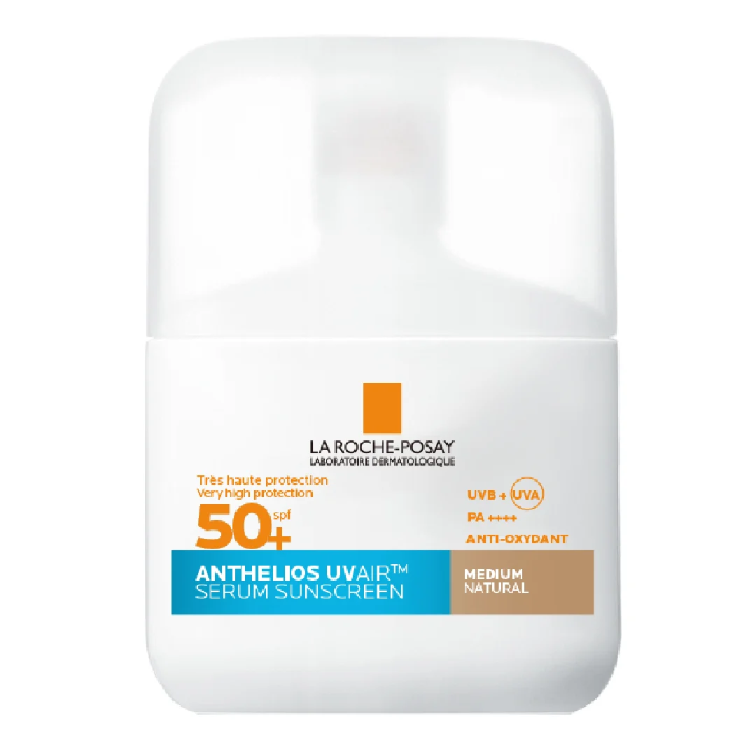 Serum de fata SPF 50+, Nuanta Medie, Anthelios UVAir, 50 ml, La Roche-Posay