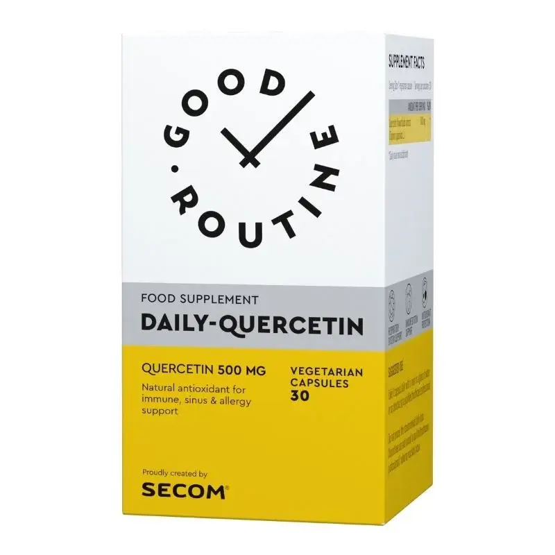 Secom Good Routine Daily Quercetin 500mg, 30 capsule