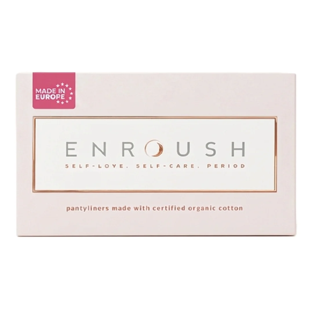 Absorbante zilnice din bumbac organic Ultra Thin, 24 bucati, Enroush