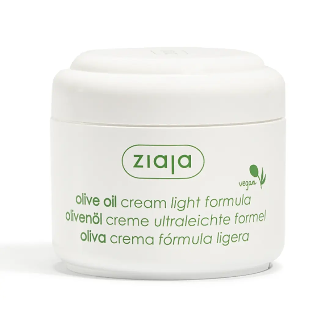 Crema nutritiva light cu ulei de masline si unt de shea pentru piele uscata, 100 ml, Ziaja