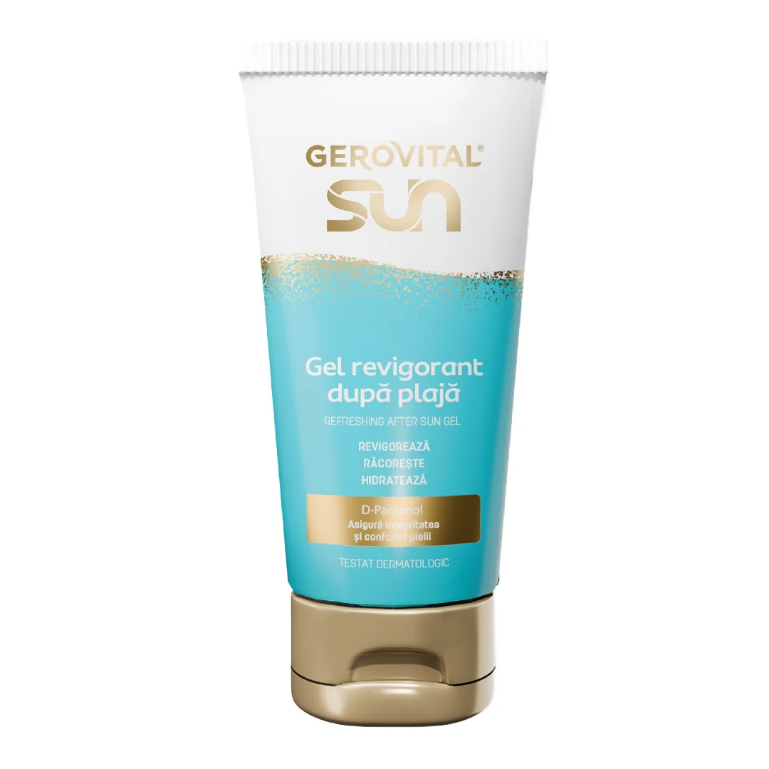 Gel revigorant dupa Plaja Sun, 150 ml, Gerovital