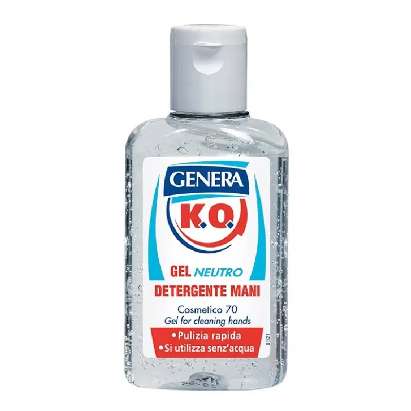 Gel antibacterian maini KO, 80 ml, Genera