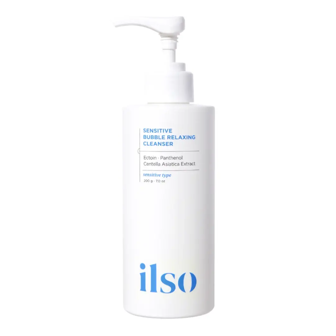 Gel de curatare pentru fata Sensitive Bubble Relaxing Cleanser, 200ml, Ilso