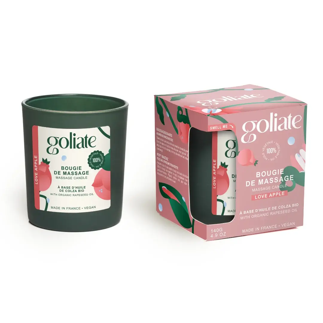 Lumanare pentru masaj Love Apple 140 g, Goliate