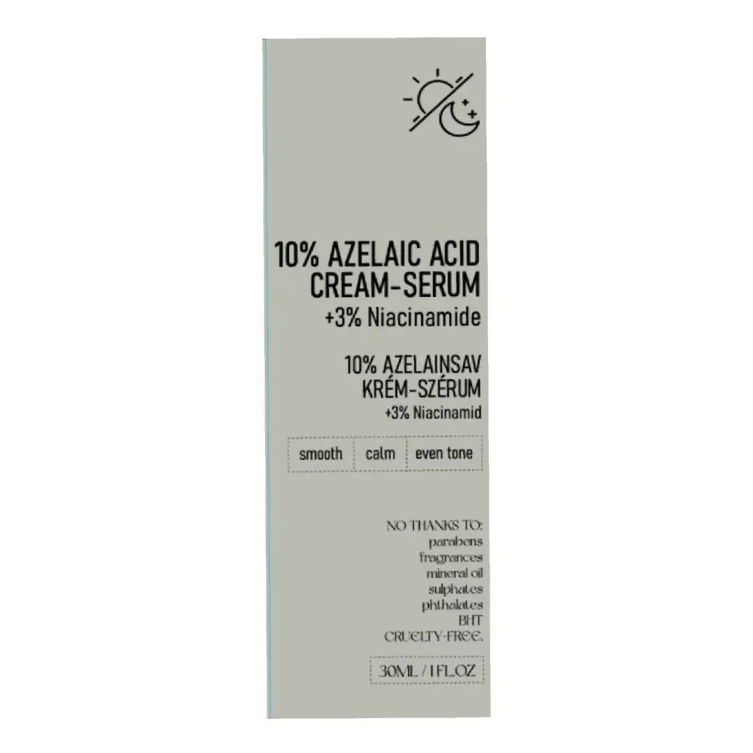 Ser crema cu 10% Acid Azelaic, 30 ml, Nerds