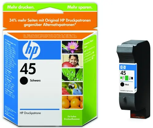 Cartus cerneala HP  45 (Negru)