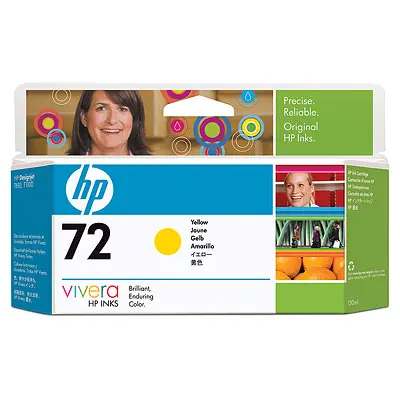 Cartus cerneala HP  72 (Galben)