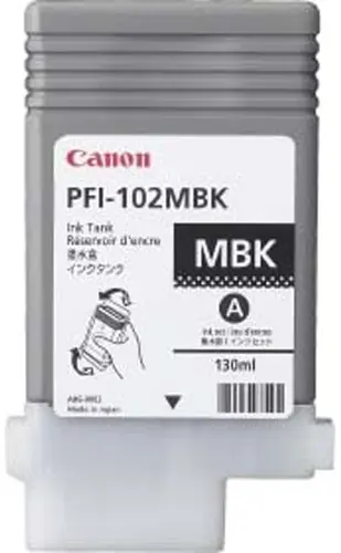 Cartus cerneala Canon PFI-102MBK (Negru mat)
