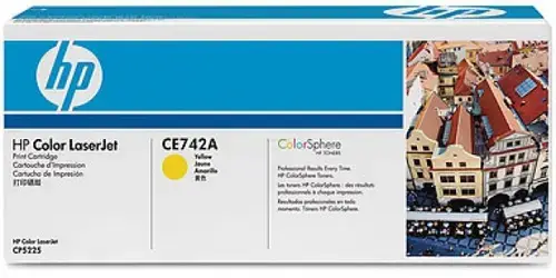 Toner HP CE742A (Galben)