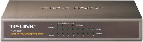 Switch TP-LINK PoE TL-SF1008P, 8 porturi
