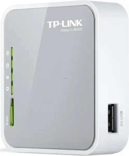 Router Wireless TP-LINK TL-MR3020, 3G, Portabil, 150 Mbps, USB 2.0