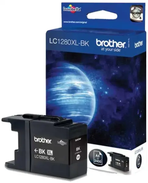 Cartus cerneala Brother LC-1280XLBK (Negru - de mare capacitate)