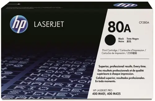 Toner HP LaserJet 80A, 2700 pagini (Negru)