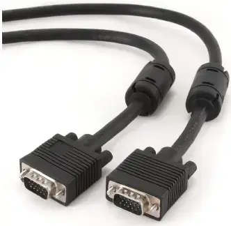 Cablu VGA m - VGA m, 1.8m, dublu ecranat (negru)