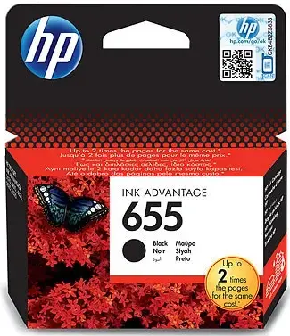 Cartus cerneala HP 655, acoperire 550 pagini (Negru)