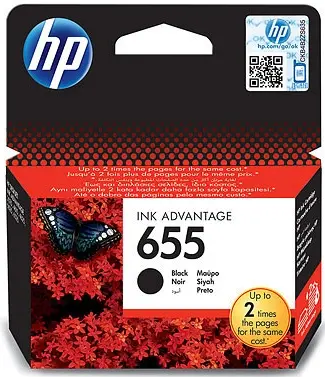 Cartus cerneala HP 655, acoperire 550 pagini (Negru)