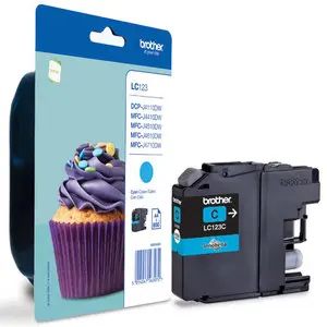 Cartus cerneala Brother LC123C (Cyan)