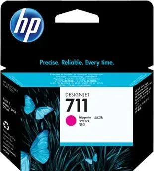 Cartus cerneala HP Designjet 711, 29 ml (Magenta)