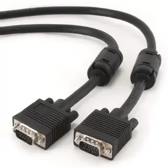 Cablu Gembird VGA - VGA,  Dubluecranat, 3m, CC-PPVGA-10-B