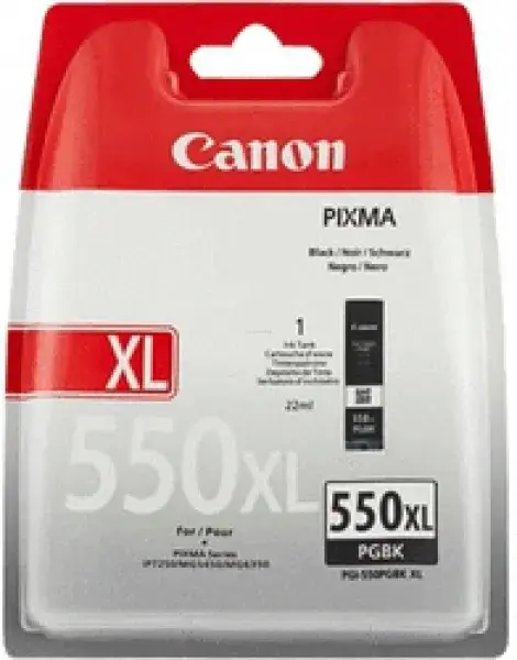 Cartus cerneala Canon PGI-550 XL, acoperire 620 pagini (Negru)