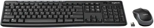 Kit Tastatura si mouse Logitech MK270, USB, layout US International (Negru)