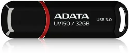 Stick USB A-DATA UV150 32GB, USB 3.0 (Negru)