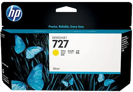 Cartus cerneala HP 727 Designjet, 130 ml (Galben)