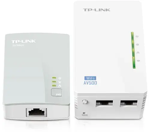 Kit 2 adaptoare Powerline Extender WiFi  TP-LINK TL-WPA4220KIT