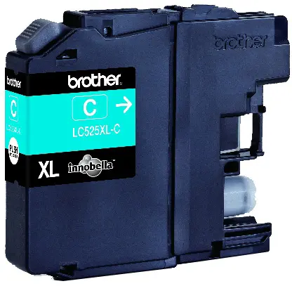 Cartus cerneala Brother LC525XL, acoperire 1300 pagini (Cyan)