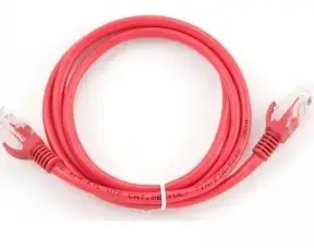 CABLU UTP Patch cord cat.5E, 0.5m rosu