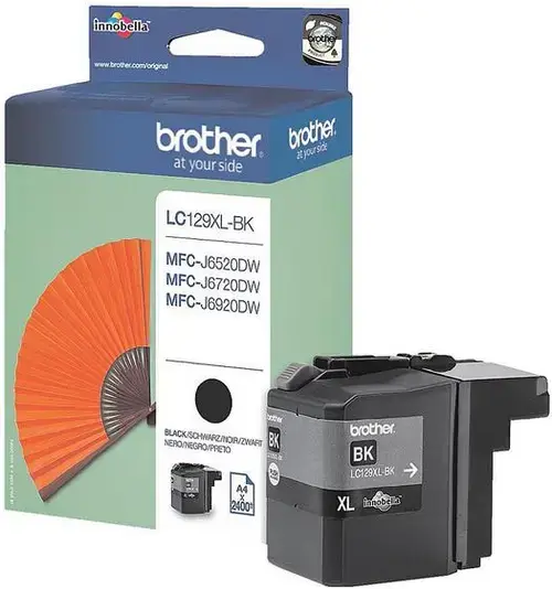 Cartus cerneala Brother LC129XLBK, 2400 pagini (Negru XL)