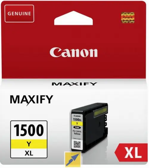Cartus Canon PGI-1500XL Y, 935 pagini (Galben)