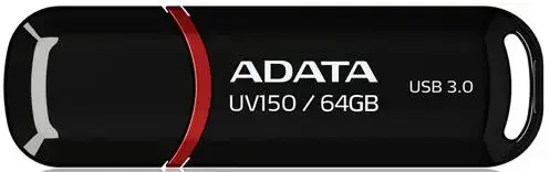 Stick USB A-DATA DashDrive Value UV150 64GB, USB 3.0 (Negru)