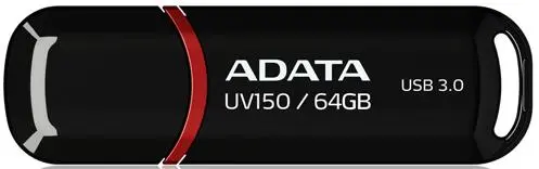 Stick USB A-DATA DashDrive Value UV150 64GB, USB 3.0 (Negru)