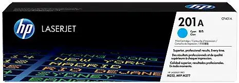 Toner HP LaserJet 201A, 1400 pagini (Cyan)