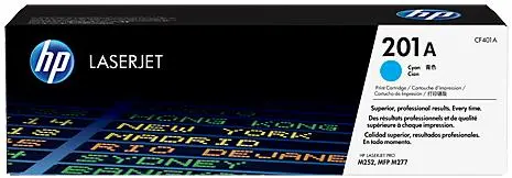 Toner HP LaserJet 201A, 1400 pagini (Cyan)