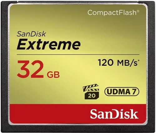 Card de memorie SanDisk Compact Flash Extreme 32GB, 120 MB/s