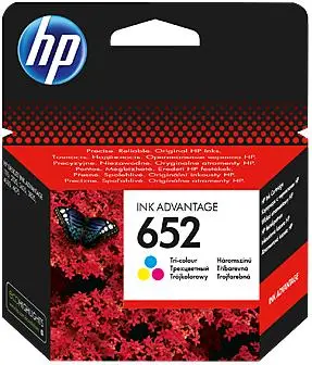 Cartus cerneala HP 652, acoperire 200 pagini (Color)