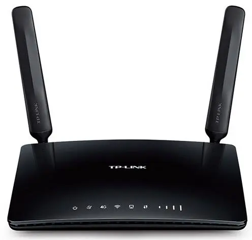 Router Wireless TP-Link Archer MR200, Dual band, 750 Mbps, 3 Antene Wi-Fi interne, 2 Antene 4G LTE detasabile